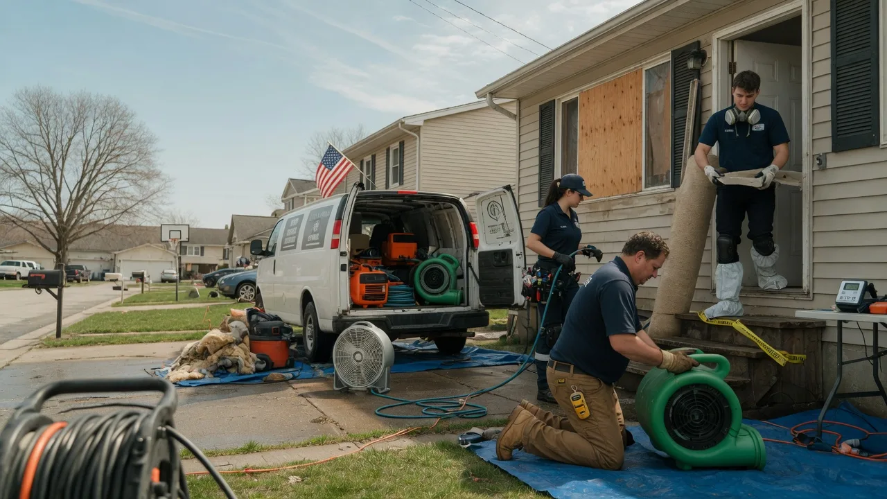 Water Damage Restoration in Fitchburg, WI near me